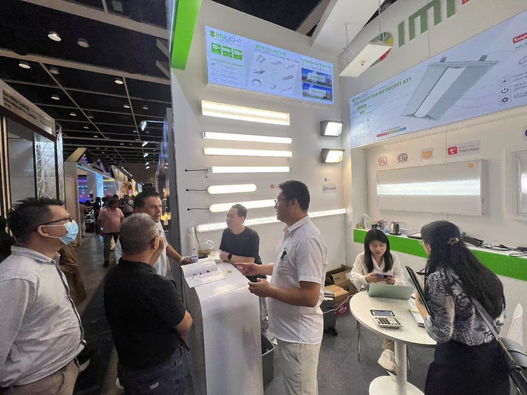 Welcome to Visit Dimi Light's Booth in Light Fair International 2024 in Hongkong  Convention Center